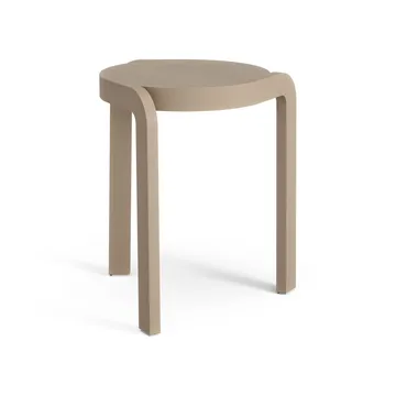 Taburete redondo Spin H44 cm - Fresno-nutmeg, Ø32x44 cm - Swedese