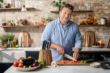 4 Cuchillos de carne Jamie Oliver - acero inoxidable - Tefal
