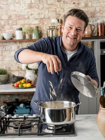 Batería de cocina Jamie Oliver Cook's Classics 7 piezas - acero inoxidable - Tefal