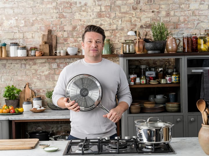 Batería de cocina Jamie Oliver Cook's Classics 7 piezas, acero inoxidable Tefal