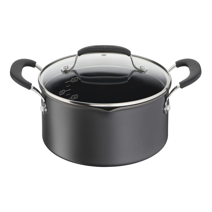 Batería de cocina Jamie Oliver Quick & Easy 6 piezas, Aluminio anodizado duro Tefal