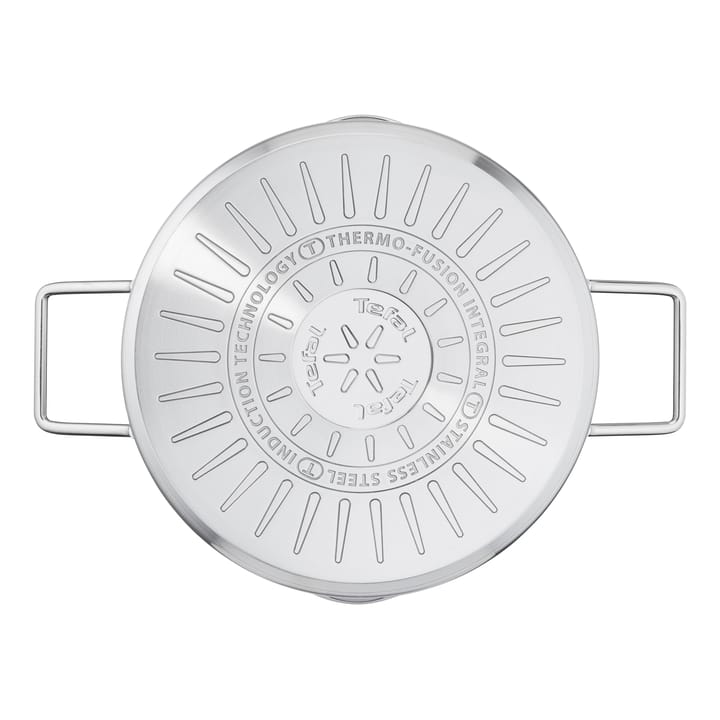 Batería de cocina Nordica 6 piezas, acero inoxidable Tefal