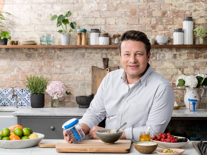 Chop & Shaker Jamie Oliver, azul Tefal