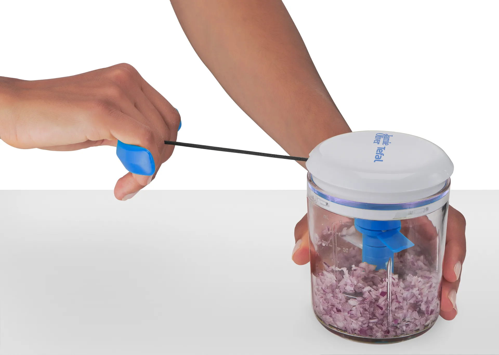 Chop & Shaker Jamie Oliver, azul Tefal