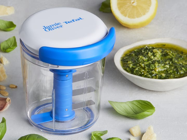 Chop & Shaker Jamie Oliver, azul Tefal