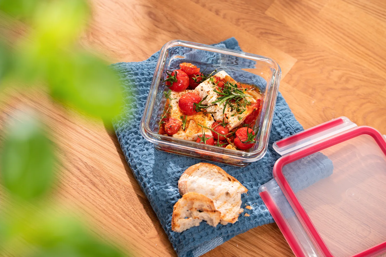 Fiambrera de cristal MasterSeal cuadrada, 0,8 L Tefal