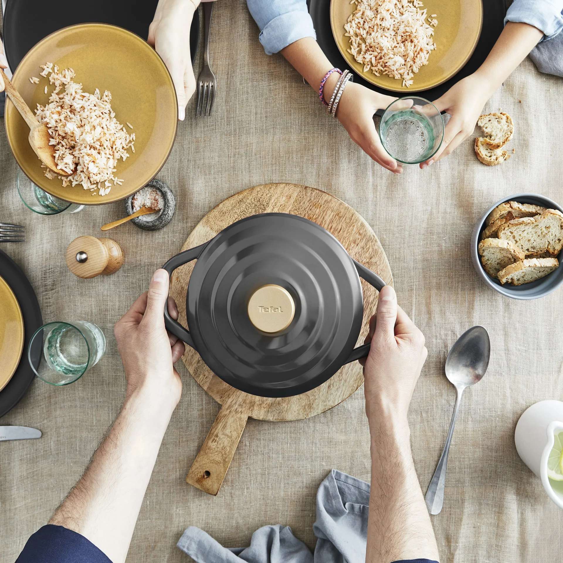 Olla Air 3,1 l, Gris Tefal