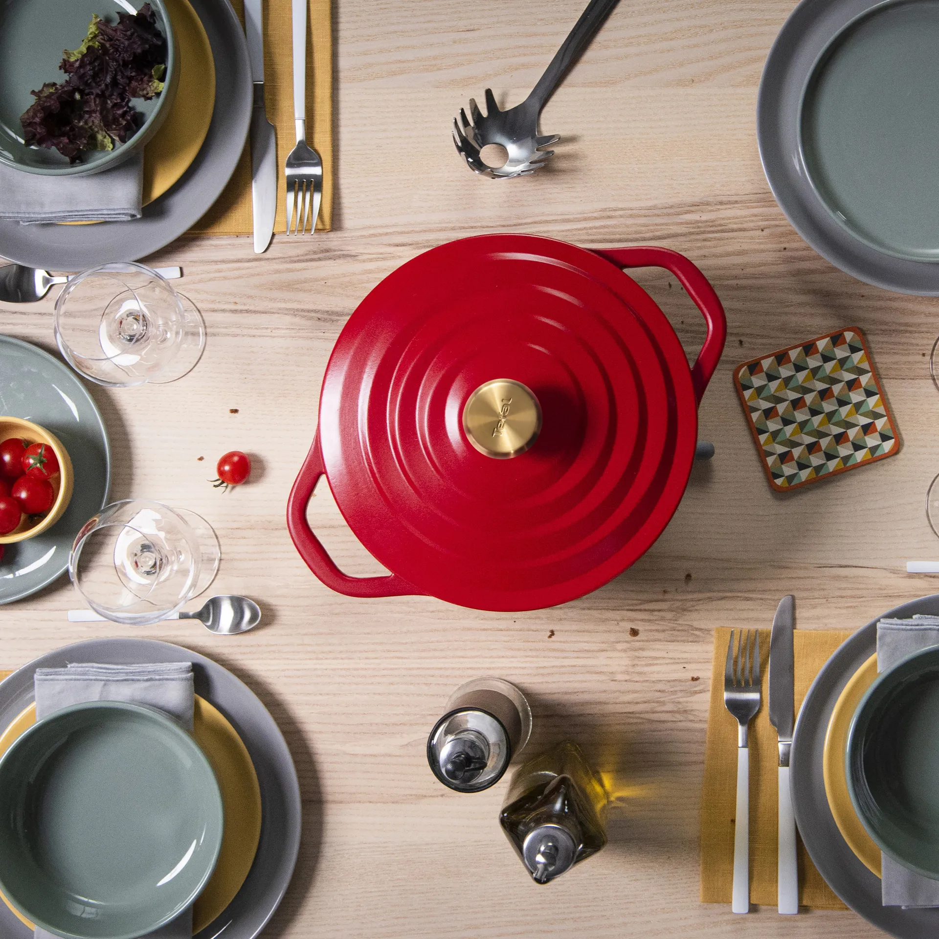 Olla Air 3,1 l, Rojo Tefal