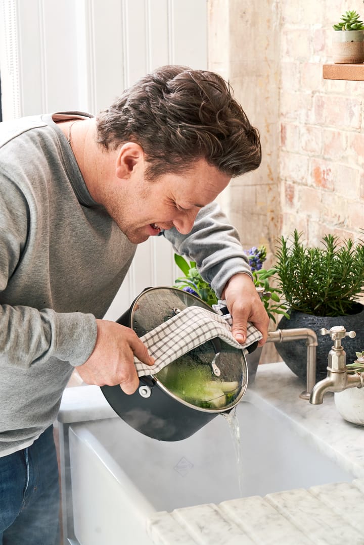 Olla Jamie Oliver Quick & Easy hard anodised, 3 L Tefal