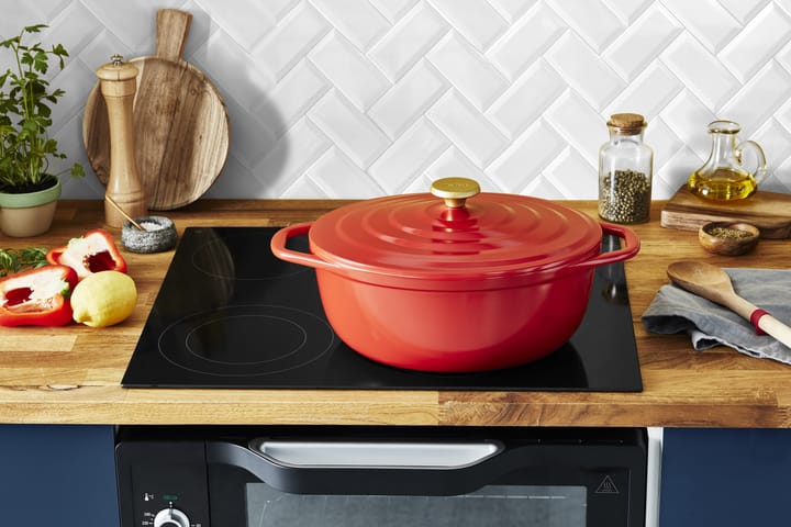 Olla ovalada Air 5,7 l, Rojo Tefal