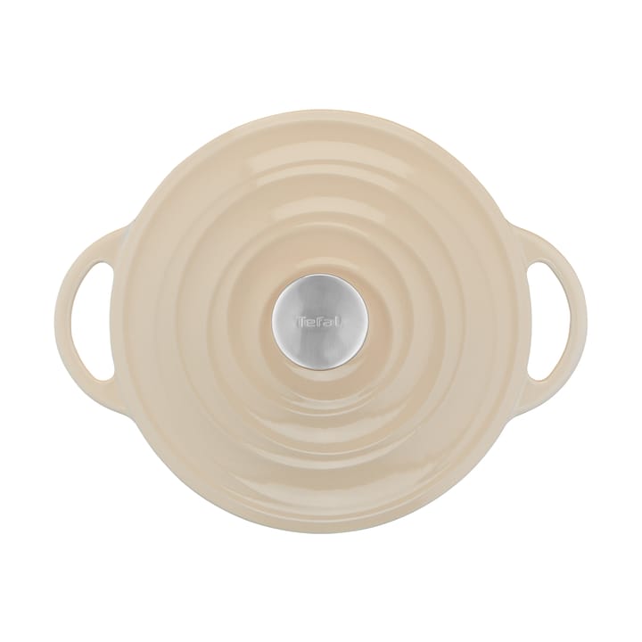 Olla redonda Tefal LOV 5 L, Beige Tefal