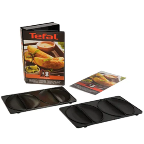 Plancha para crêpes Snack Collection para sandwichera, Negro Tefal
