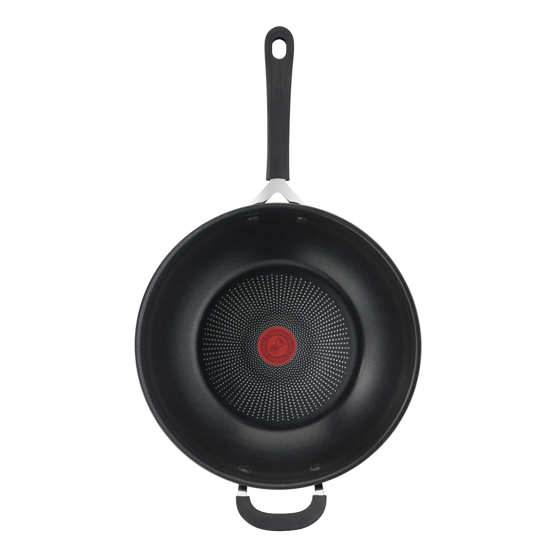 Sartén wok Jamie Oliver Quick & Easy hard anodised, 30 cm Tefal