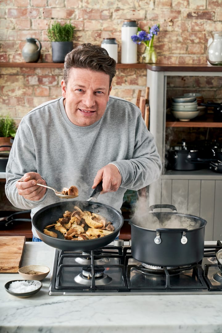 Sartén wok Jamie Oliver Quick & Easy hard anodised, 30 cm Tefal
