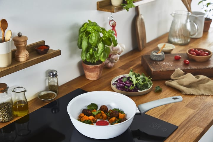 Sartén wok Natural chef gris, 28 cm Tefal
