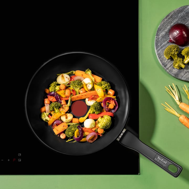 Sartén wok Renew ON Ø29,8 cm, Negro Tefal