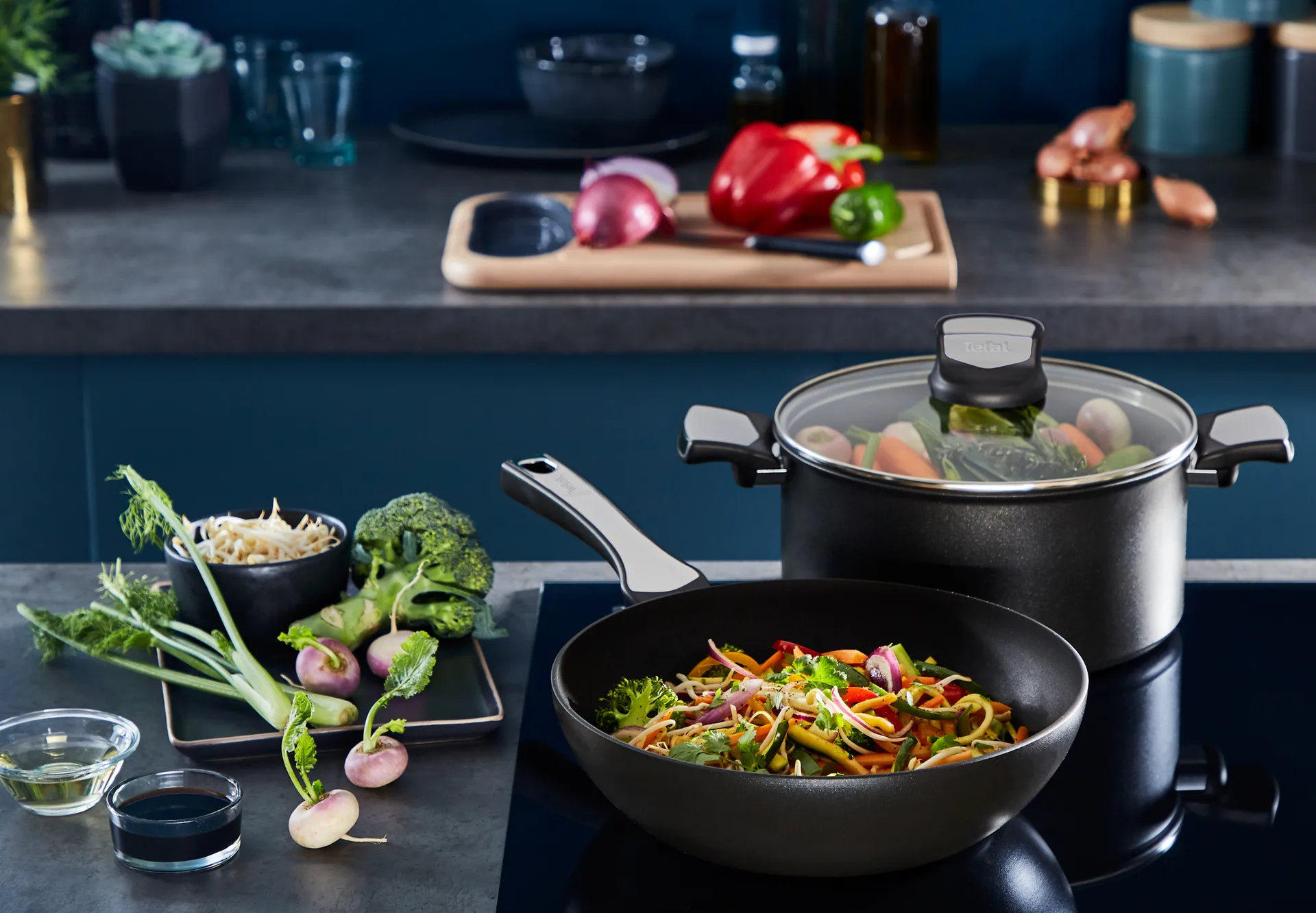 Sartén wok Unlimited ON, 28 cm Tefal