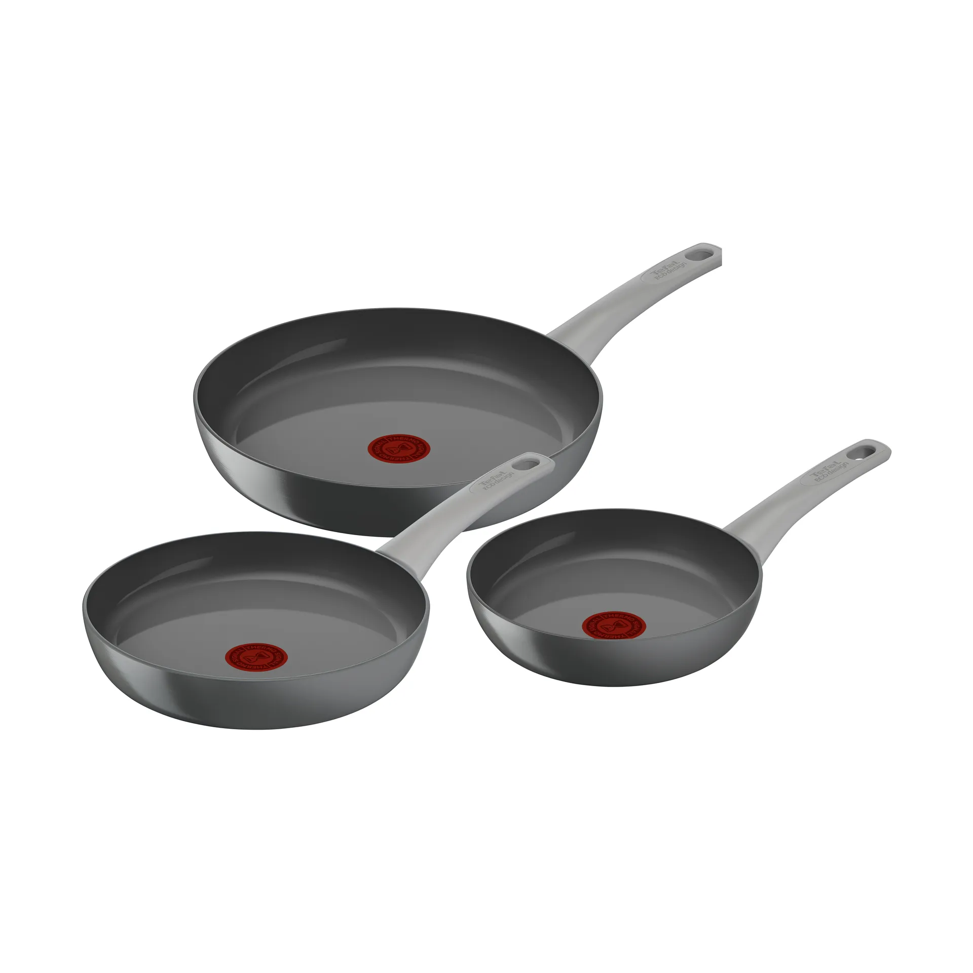 Set de 3 sartenes Renew ON, Gris Tefal