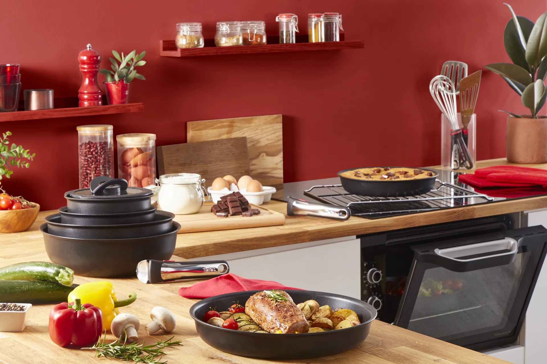 Set de cacerolas Ingenio Unlimited ON, 4 piezas Tefal