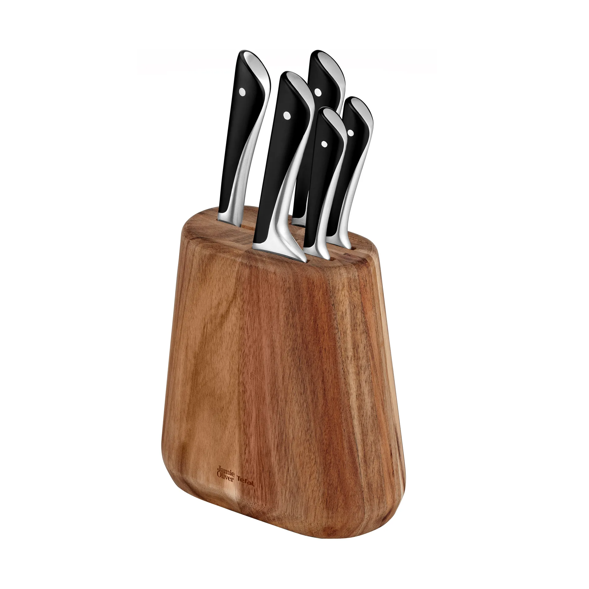 Set de cuchillos con bloque Jamie Oliver, 6 piezas Tefal