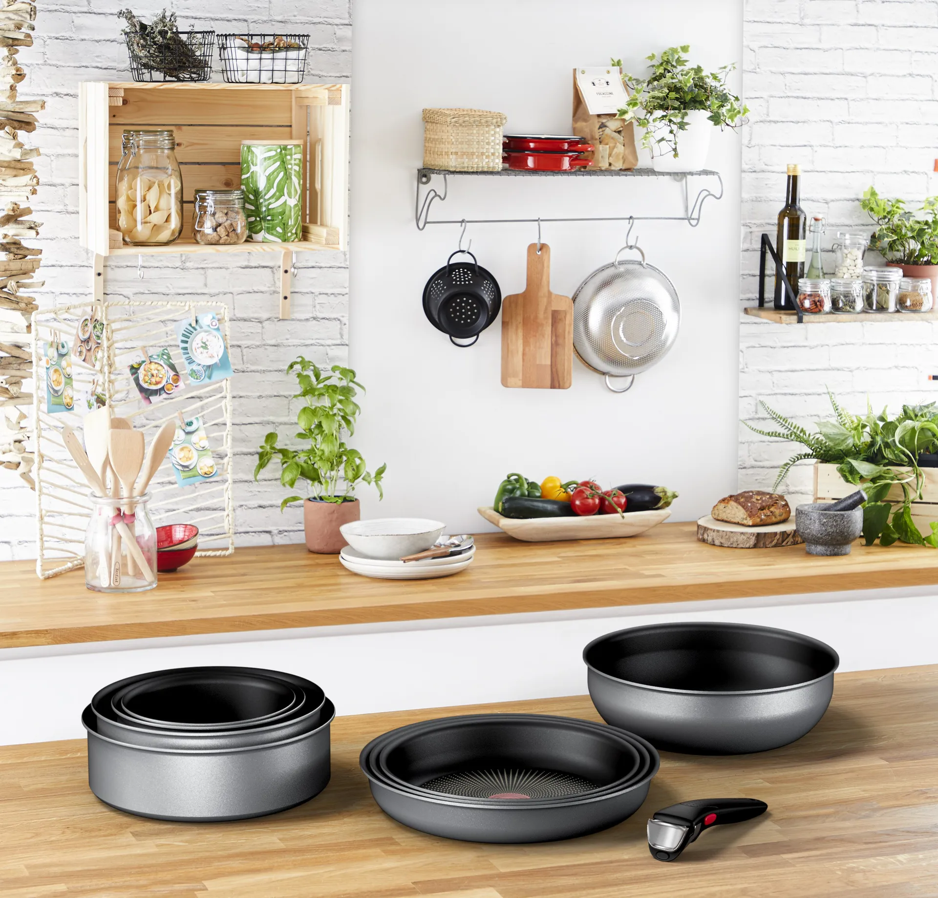 Set de sartenes Ingenio Daily chef ON, 8 piezas Tefal
