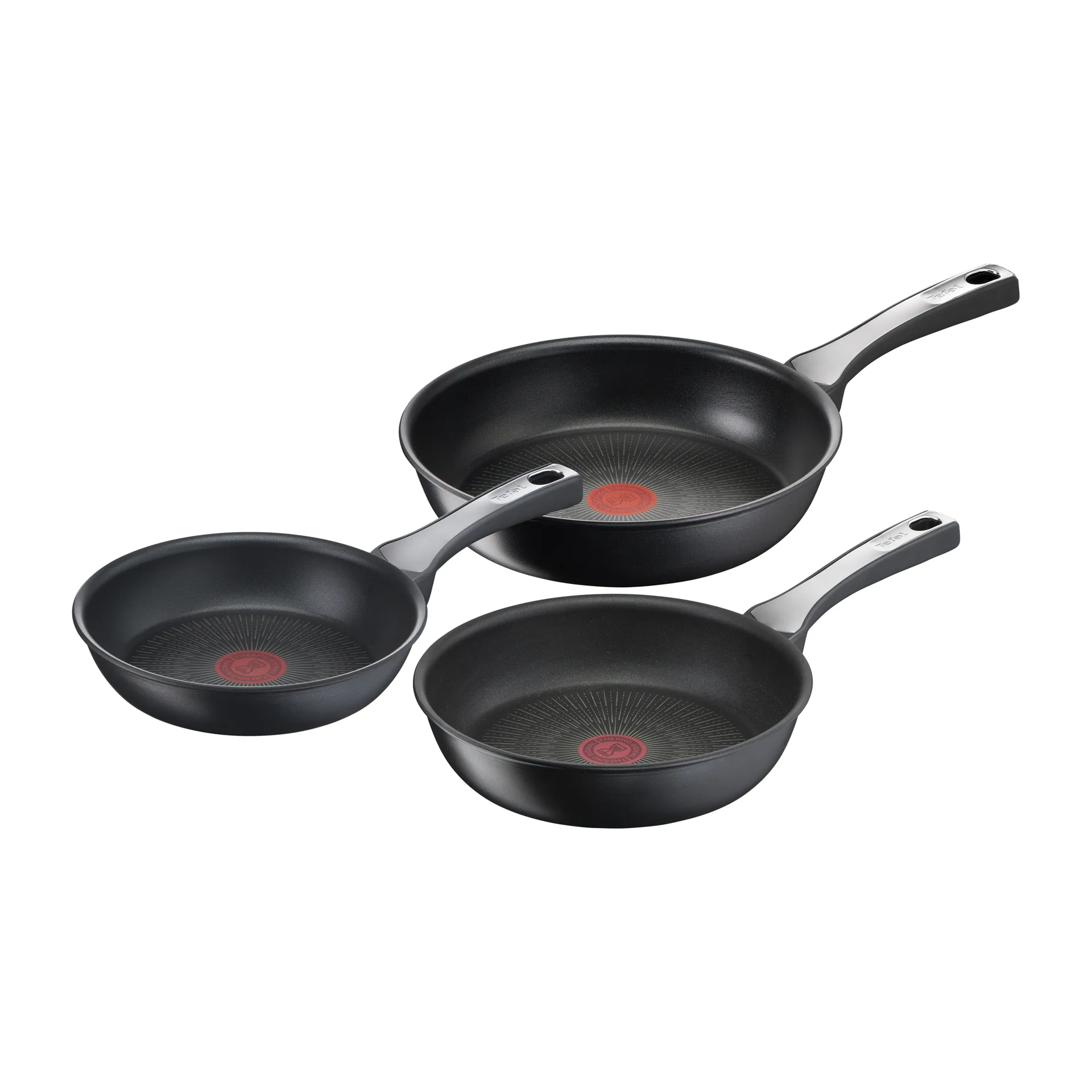 Set de sartenes Unlimited ON, 3 piezas Tefal