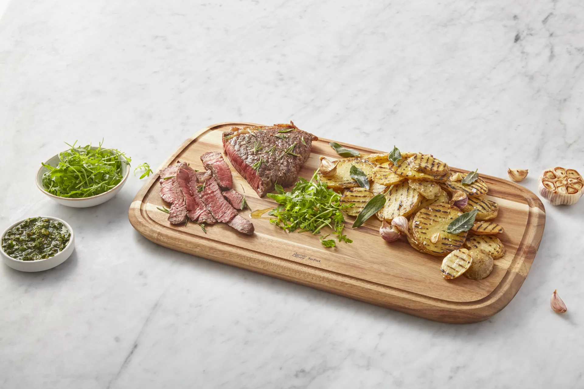 Tabla de cortar Jamie Oliver, grande 28x49 cm Tefal