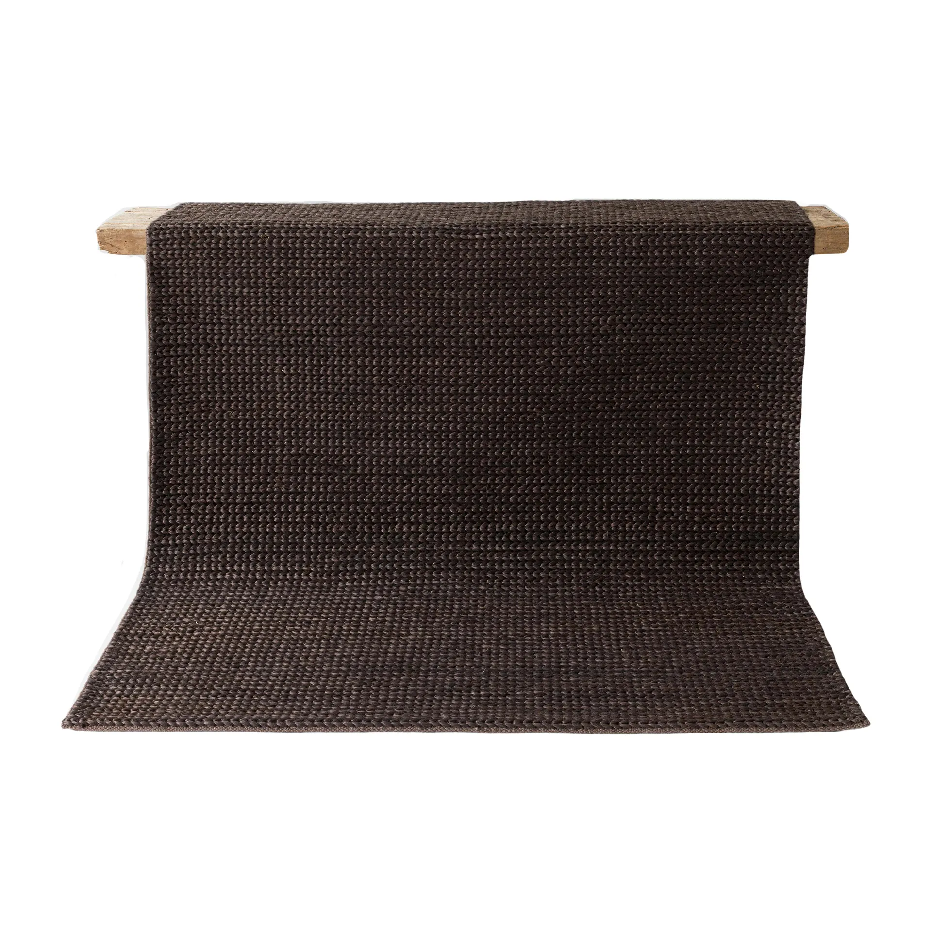 Alfombra de cáñamo Mid knot 200x300 cm, Brown Tell Me More