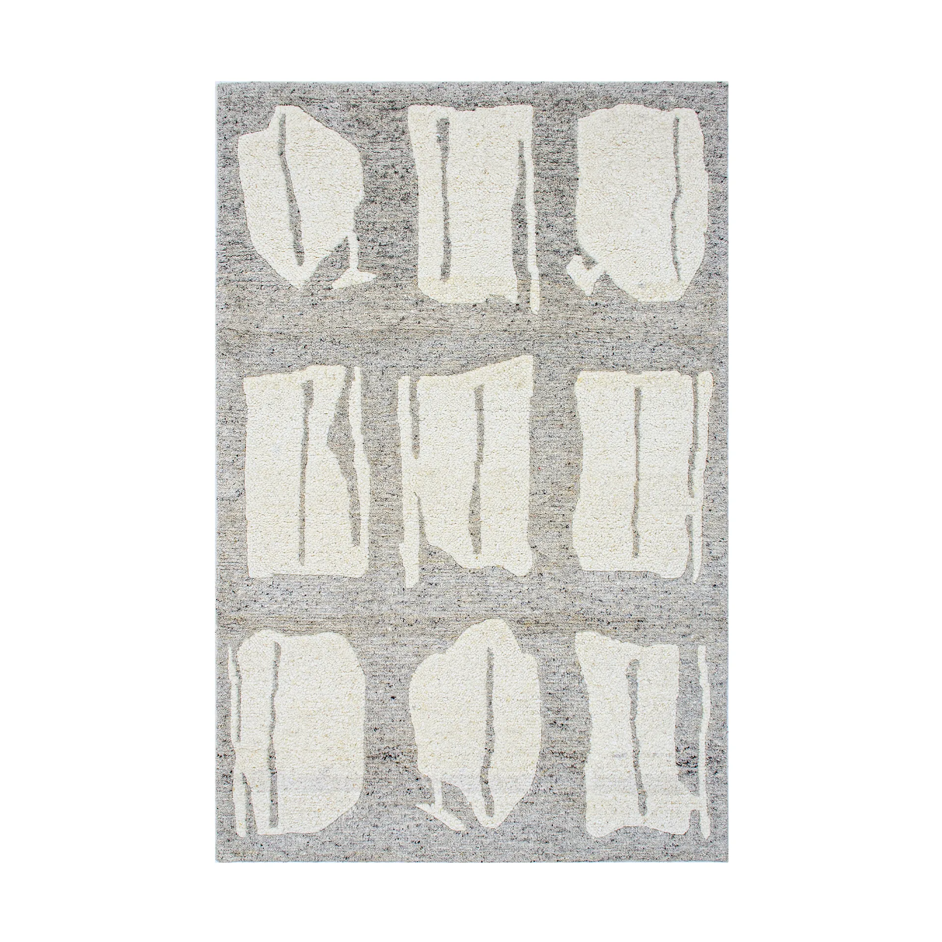 Alfombra de lana Millinge, Ivory-grey, 200x300 cm Tell Me More