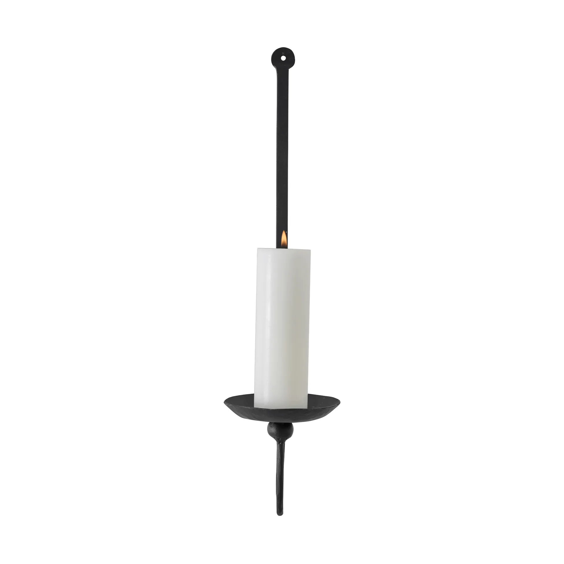 Aplique de pared para vela de taco Boule, Negro Tell Me More