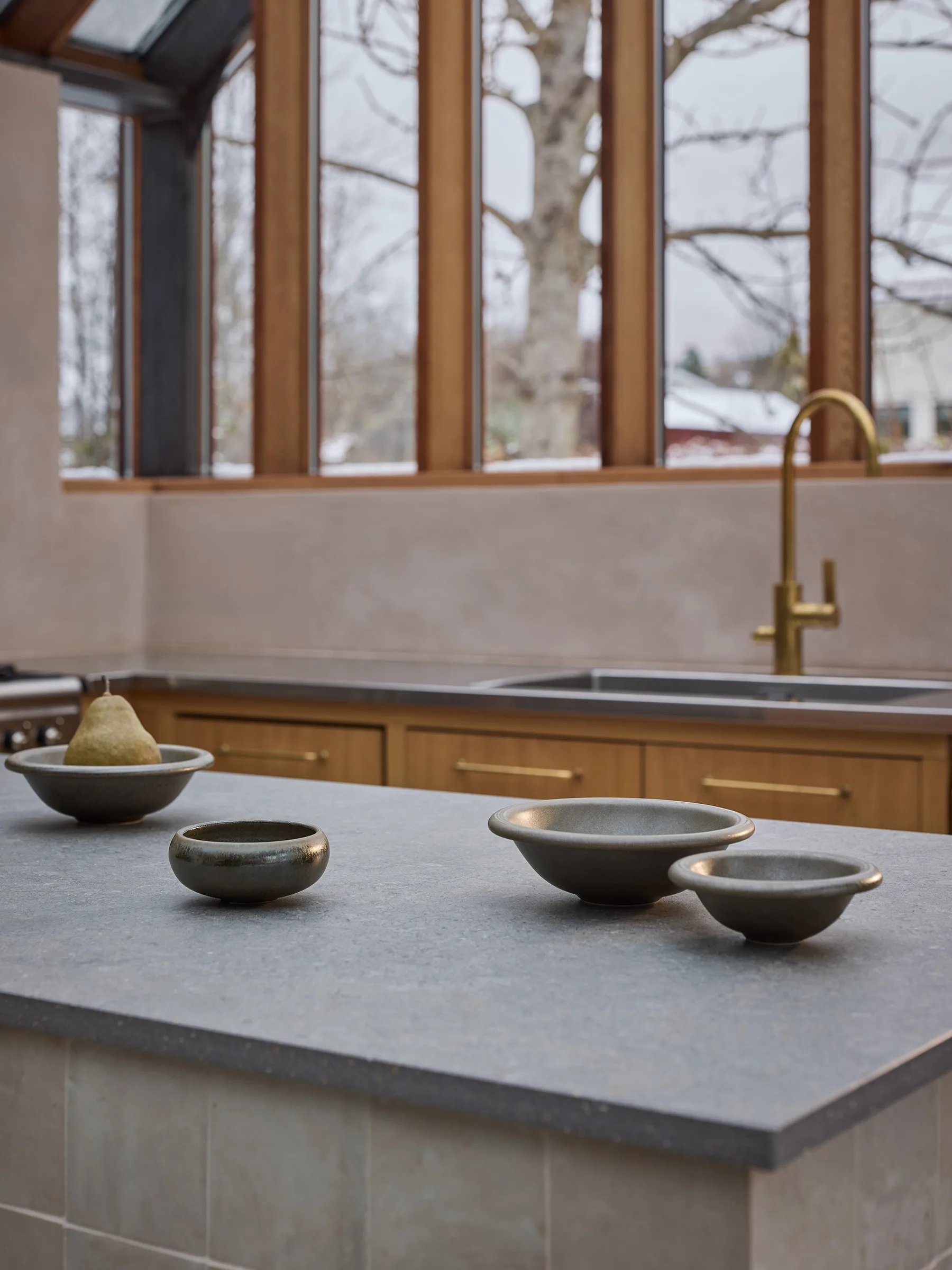 Bol Elba, Verde marrón, Ø18 cm Tell Me More