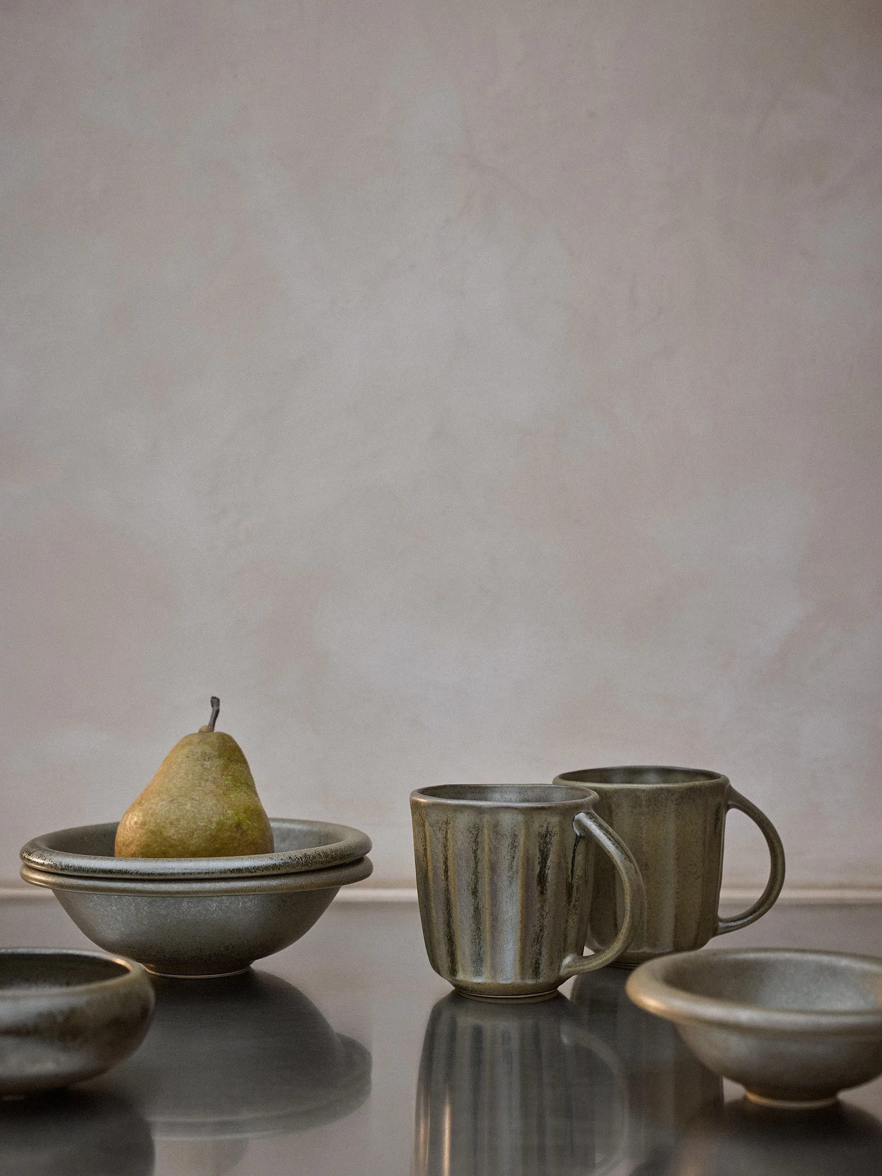 Bol Elba, Verde marrón, Ø18 cm Tell Me More