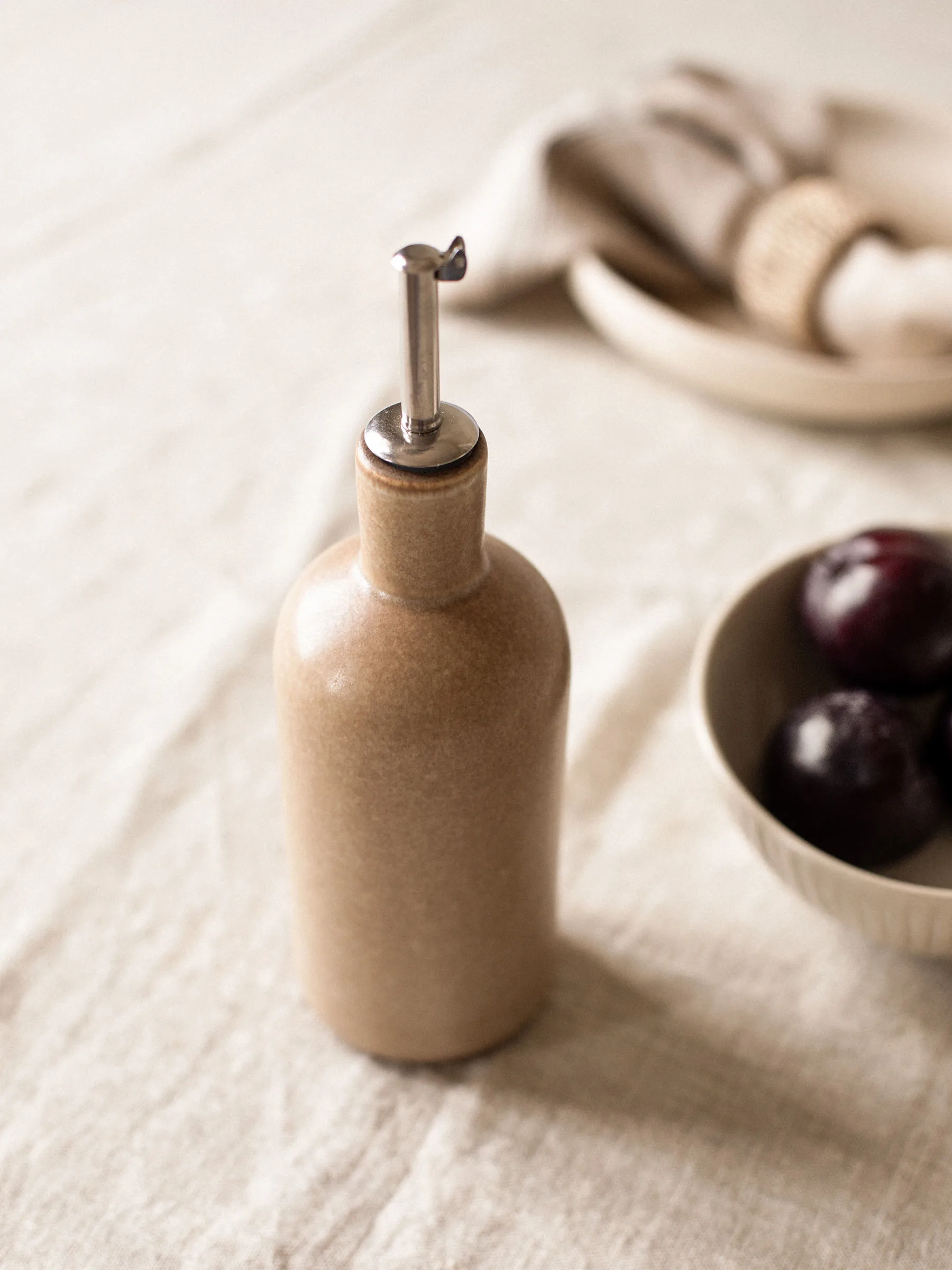 Botella para aceite y vinagre Palermo , Beige, small 50 cl Tell Me More