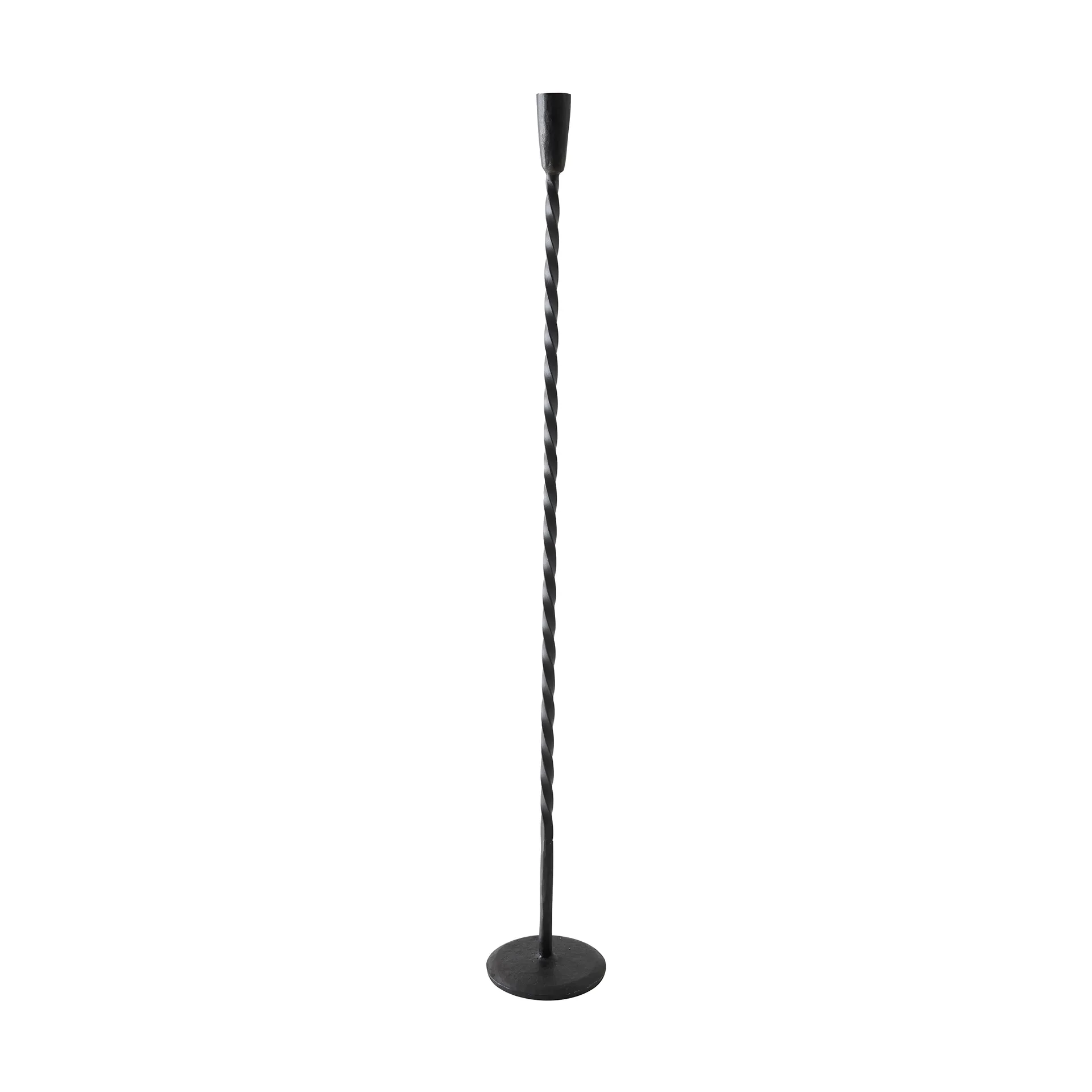 Candelabro de suelo Twist 80 cm, Negro Tell Me More