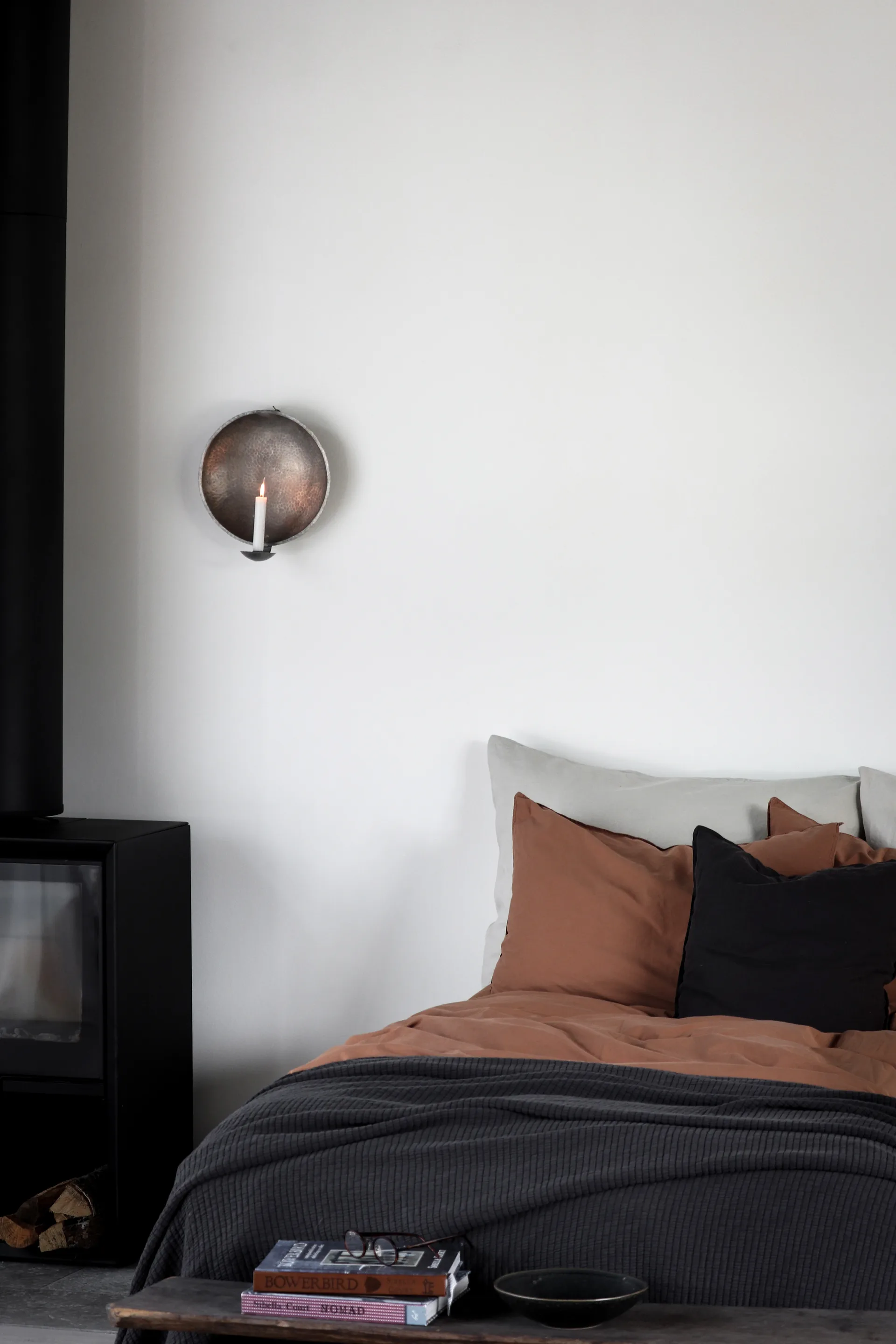 Colcha de cama Brick 140x200 cm, Charcoal Tell Me More
