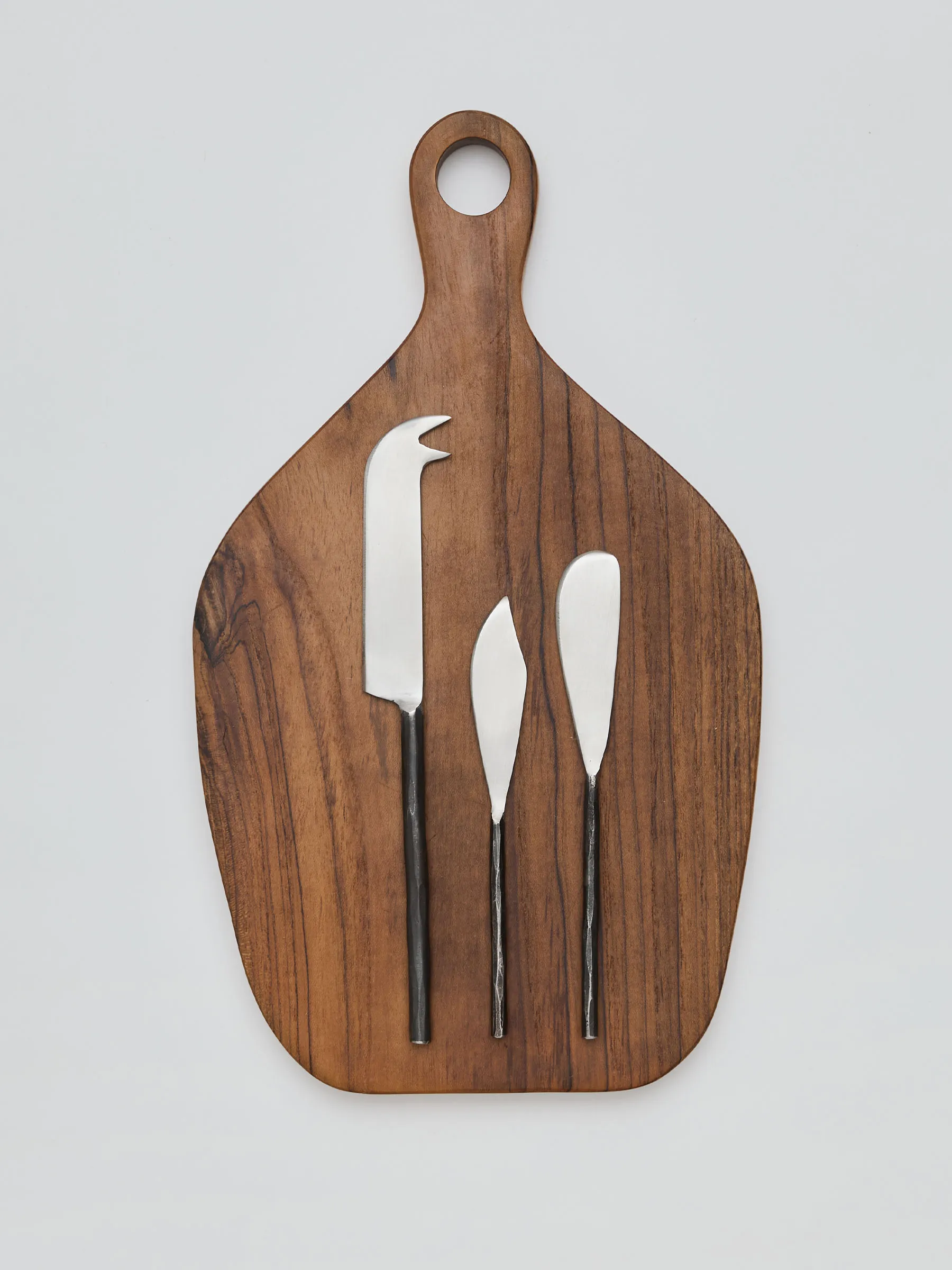 Cuchillo para queso Steel  large, Acero sin abrillantar Tell Me More