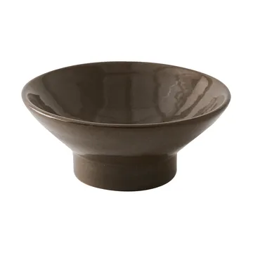 Cuenco con pie Elio - Dark brown, Ø14,5x6 cm - Tell Me More