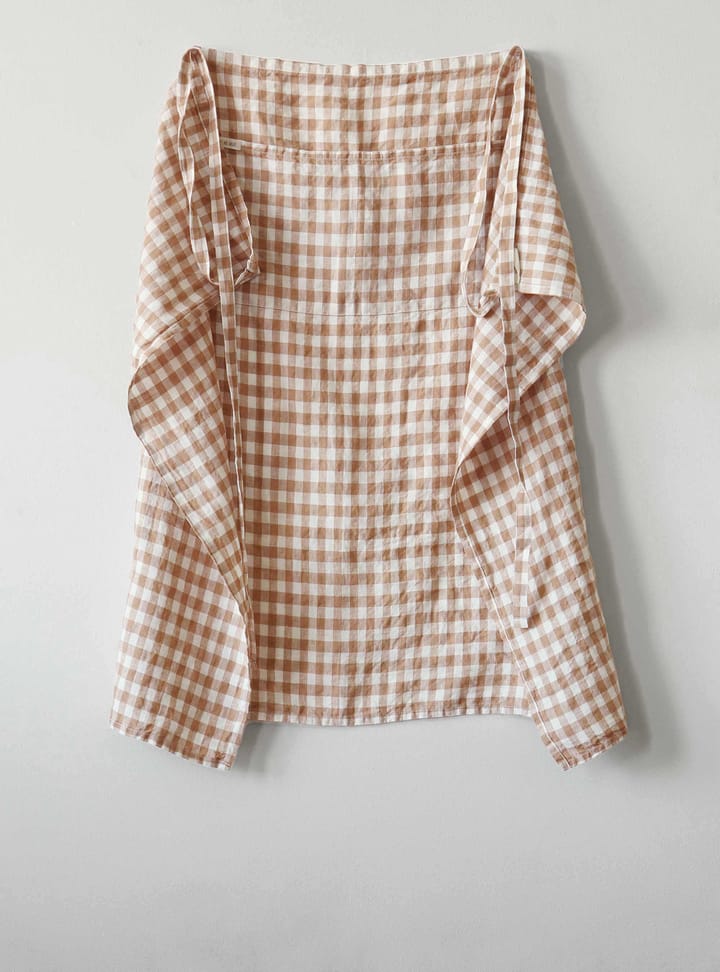 Delantal a cuadros Gingham 90x75 cm, Biscuit Tell Me More