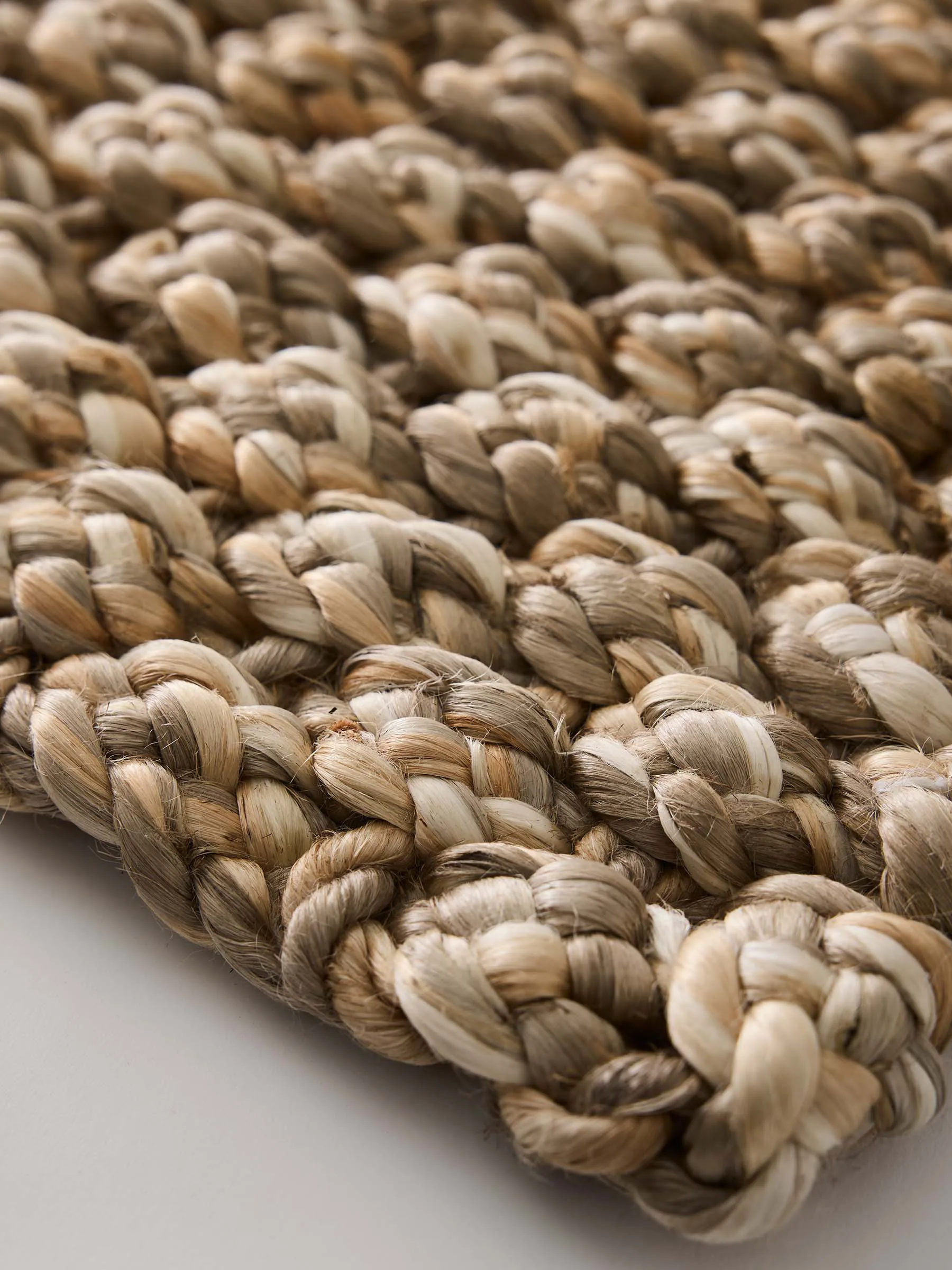 Felpudo de yute Tell Me More Braided 45x75 cm, Multi Tell Me More