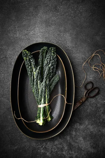 Fuente de servir Bastia large 28x43 cm - Negro - Tell Me More