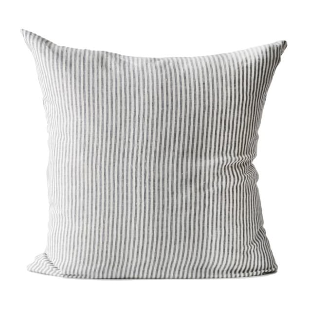 Funda de almohada Stonewashed lino 65x65 cm, Grey-white Tell Me More