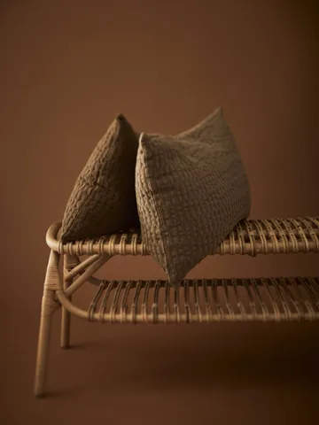 Funda de cojín Claire - Brown, 40x60 cm - Tell Me More