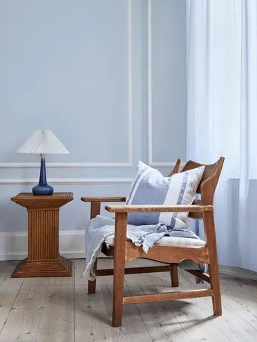 Funda de cojín Jules - Raya azul, 50x50 cm - Tell Me More