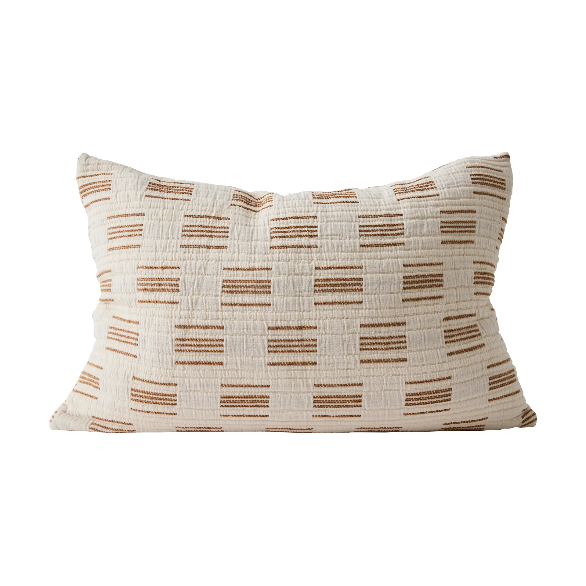 Funda de cojín Julien 40x60 cm, Off-white-rojo óxido Tell Me More