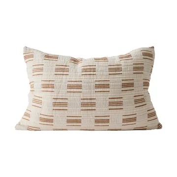 Funda de cojín Julien 40x60 cm - Off-white-rojo óxido - Tell Me More