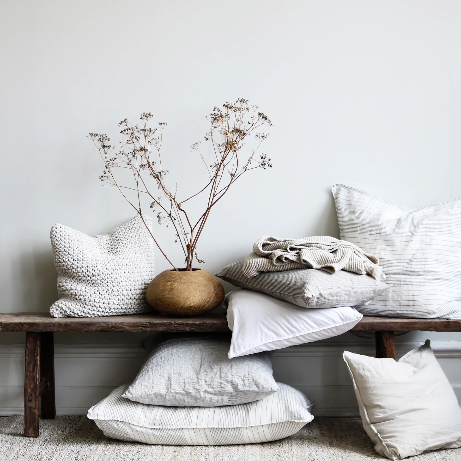 Funda de cojín Klint 40x60 cm, Beige-negro Tell Me More