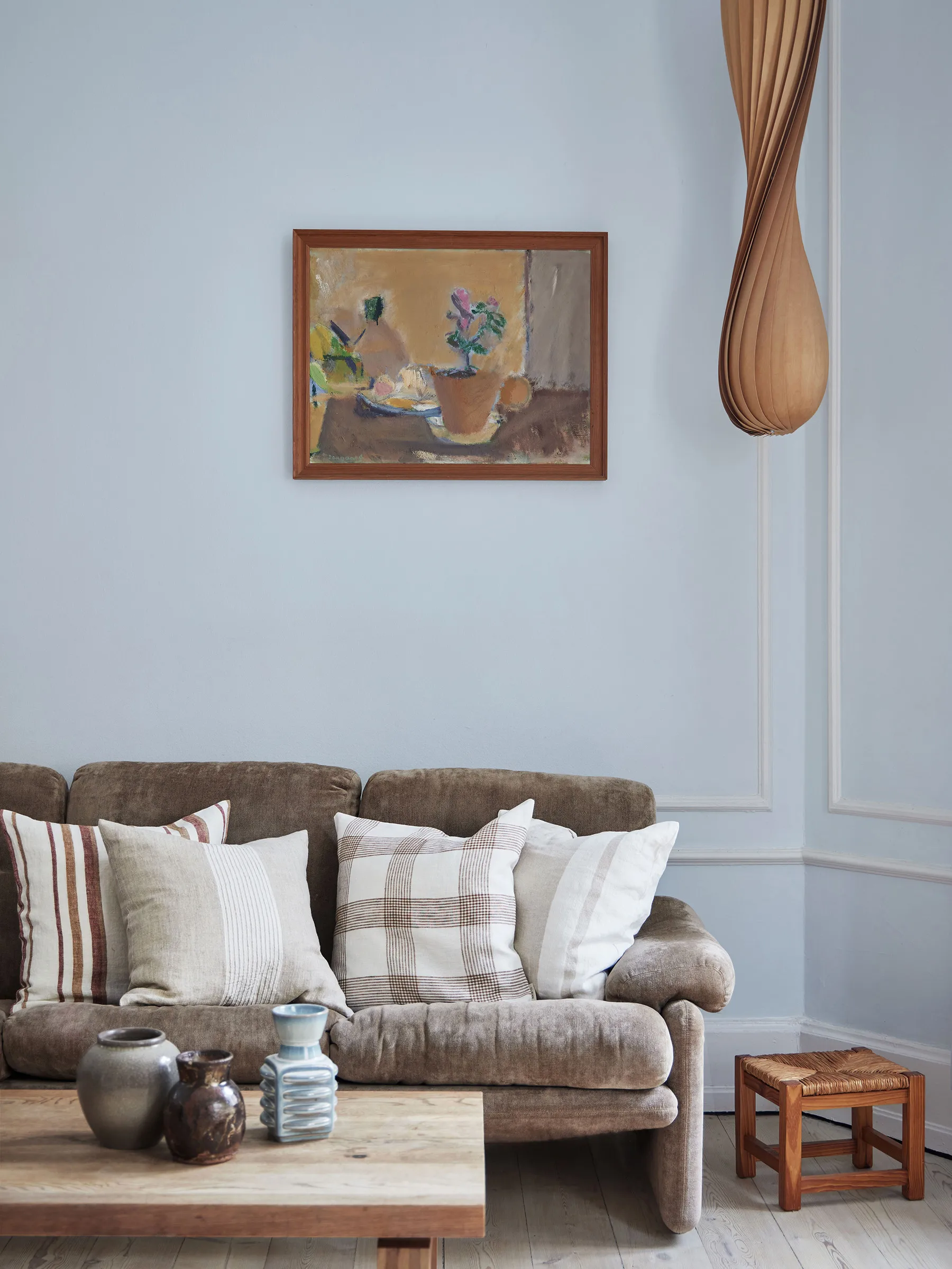 Funda de cojín Luc , Raya terra, 50 x 50 cm Tell Me More