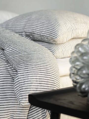 Funda nórdica de lino 220x240 cm - Grey/white - Tell Me More