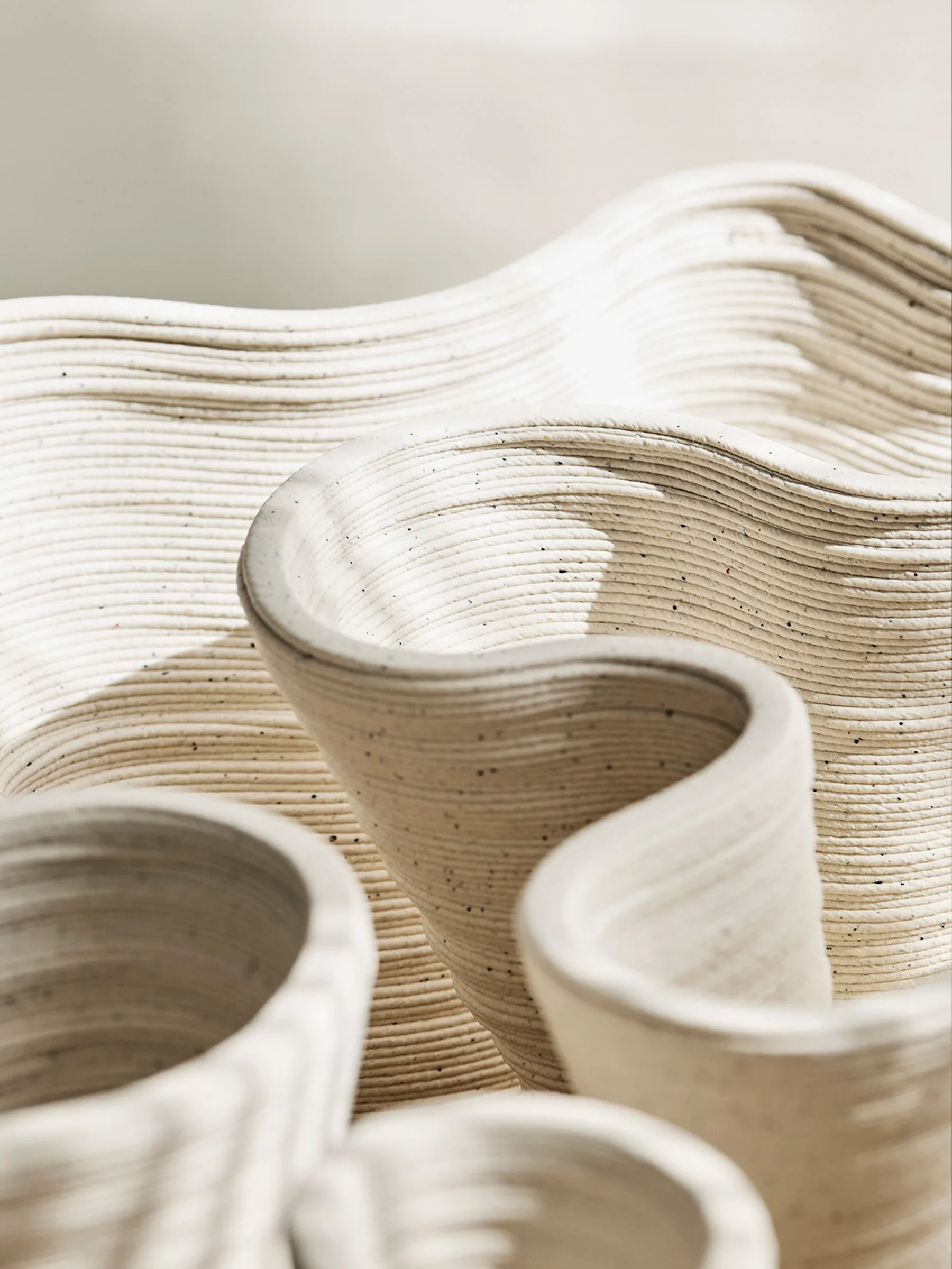 Jarrón Fiordo large, Offwhite Tell Me More