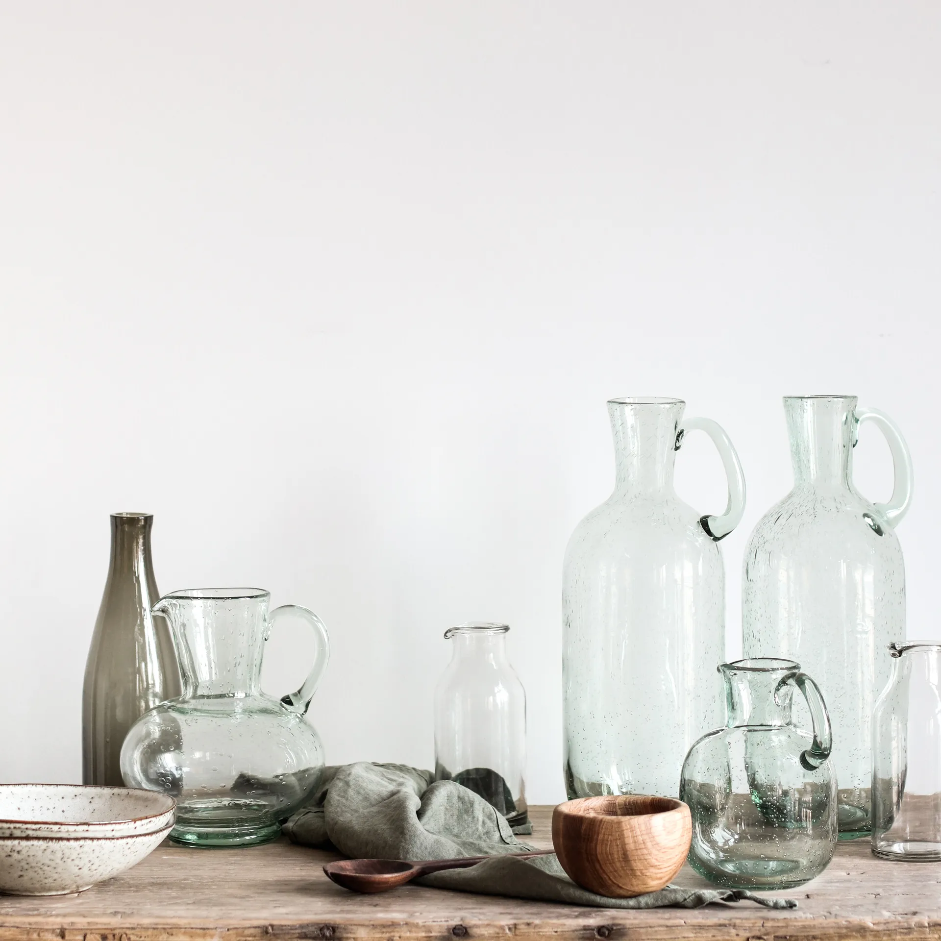 Jarrón Garonne 37 cm, verde Tell Me More